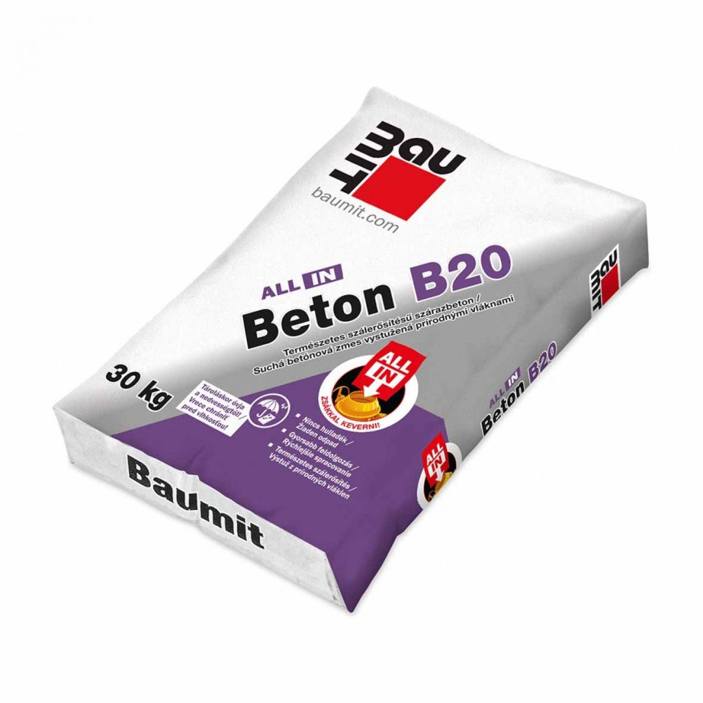 Ha valaha is kevertél már betont, tudod, milyen macerás tud lenni: porfelhő mindenütt, szakadt zsákok, hulladékhegyek és az örök kérdés – vajon jól adagoltam-e mindent? A Baumit All In Beton B20 pontosan ezeket a bosszantó problémákat oldja meg. Egy olyan innovatív szárazbetonról van szó, amelyet nem kell kibontani: egyszerűen csak bedobod a bontatlan zsákot a keverőbe, és hagyod, hogy az anyag elvégezze helyetted a munka piszkos részét.